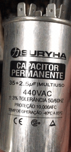 Capacitor de ar condicionado